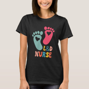 T-shirt infirmière de travail et d'accouchement -