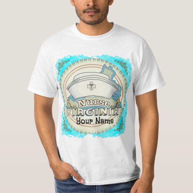 T-shirt Infirmière de Virginie (Devant)