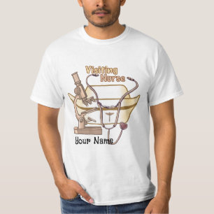 T-shirt Infirmière de visite sympa