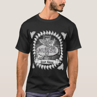 T-shirt Infirmière des colombes ovales