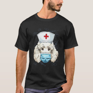 T-shirt Infirmière des urgences caniche de l'hôpital LPN I