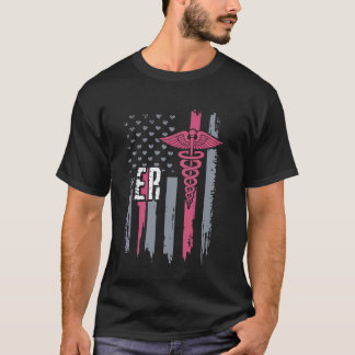 T-shirt Infirmière des urgences rétro service des urgences