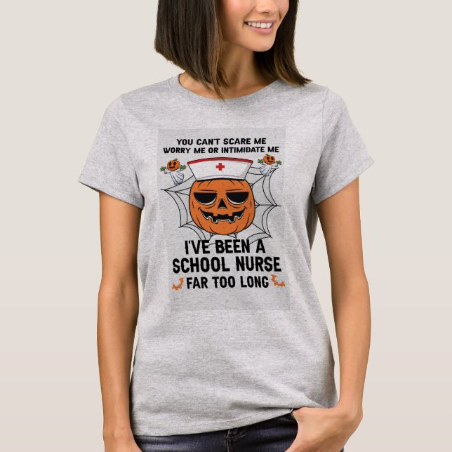 T-shirt Infirmière d'Halloween (Devant)