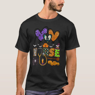 T-shirt Infirmière d'Halloween Soins Infirmière Mignonne T