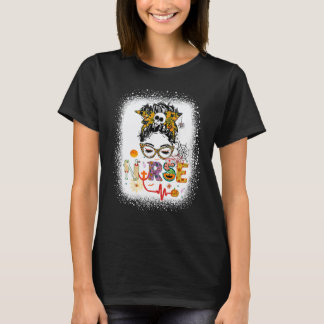 T-shirt Infirmière d'Halloween Soins Infirmière Mignonne T
