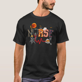 T-shirt Infirmière d'Halloween Soins infirmiers Cute Trava