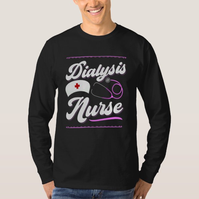 T-shirt Infirmière dialyse Accessoires Technicien dialyse  (Devant)