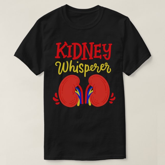 T-shirt Infirmière dialyse néphrologie Infirmière dialyse  (Design devant)