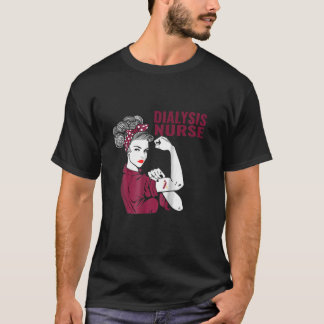T-shirt Infirmière dialyse Néphrologie technologie