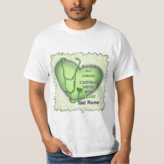 T-shirt Infirmière diplômée RN Cœur Vert