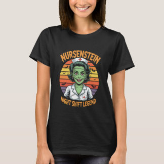 T-shirt Infirmière drôle d'horreur Nursenstein