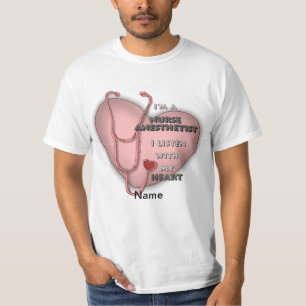 T-shirt Infirmière du Coeur Rouge Anesthétiste