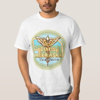T-shirt Infirmière du Nebraska Caducée