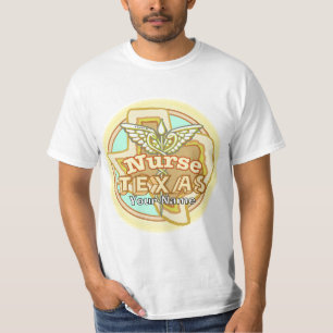 T-shirt Infirmière du Texas Caducée 