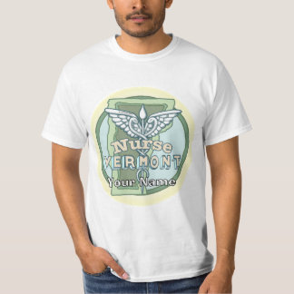 T-shirt Infirmière du Vermont Caduceus