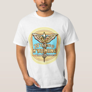 T-shirt Infirmière du Wyoming Caduceus