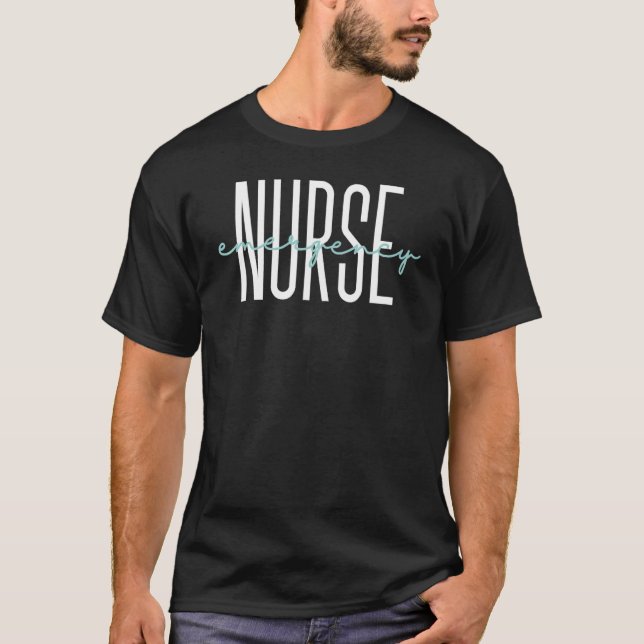 T-shirt Infirmière D'Urgence Infirmière Infirmière École D (Devant)