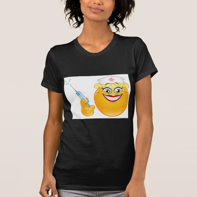 T-shirt infirmière émoji (Devant)