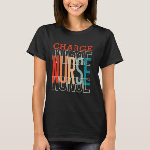 T-shirt Infirmière en chef graphique vintage drôle pour le