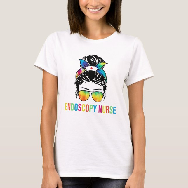 T-shirt Infirmière en endoscopie (Devant)