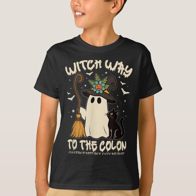 T-shirt Infirmière en gastroentérologie Halloween Endo Inf (Devant)