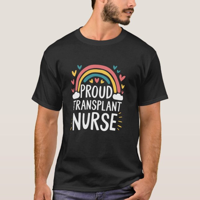T-shirt Infirmière en greffe cardiaque Citation Greffe de  (Devant)