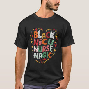 T-shirt Infirmière en néonatalogie de l'histoire noire Mag