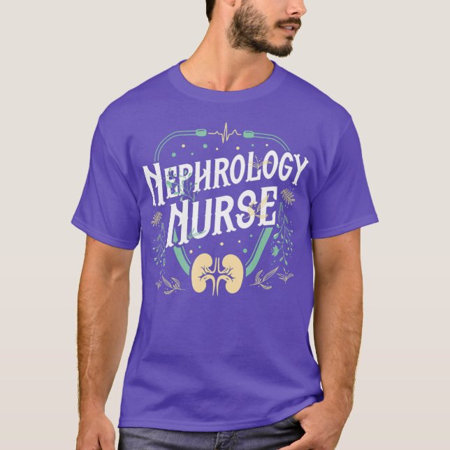 T-shirt Infirmière en néphrologie Éduquer la dialyse Infir (Devant)
