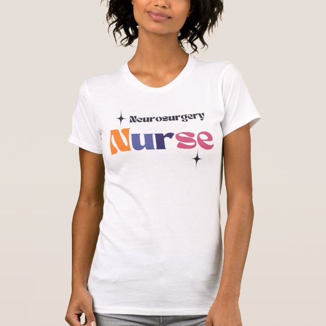 T-shirt Infirmière en neurochirurgie (Devant)