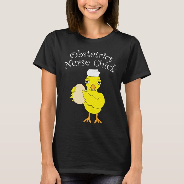 T-shirt infirmière en obstétrique (Devant)