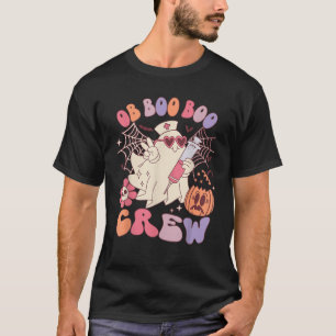 T-shirt Infirmière en obstétrique Boo Crew Costume drôle d