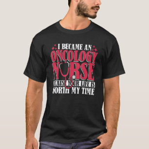 T-shirt Infirmière en oncologie - Hôpital Nursing Life