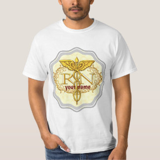 T-shirt Infirmière en or