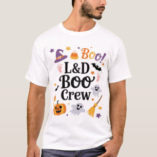 T-shirt Infirmière en salle d'accouchement Citrouille d'Ha