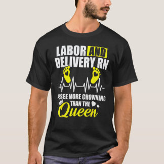 T-shirt Infirmière en salle d'accouchement Couronnement So