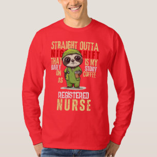 T-shirt Infirmière en santé au travail décalée quotidienne