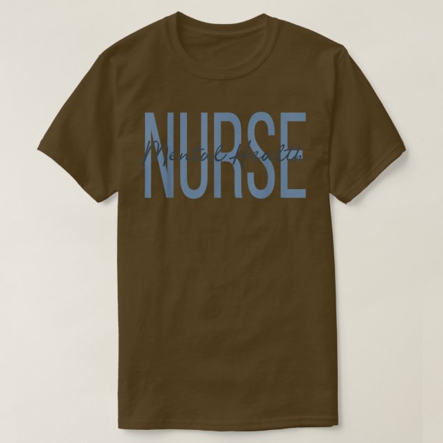 T-shirt Infirmière en santé mentale Infirmière en psychiat (Design devant)