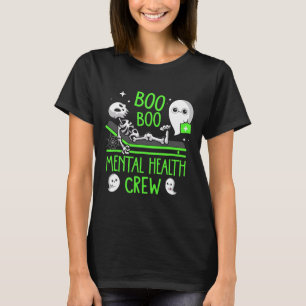 T-shirt Infirmière en santé mentale Psych Boo Boo Équipage
