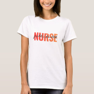 T-shirt Infirmière en santé publique Typographie moderne