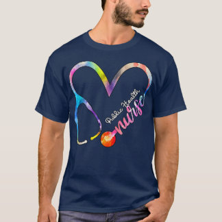 T-shirt Infirmière en santé publique Watercol Love Heart S