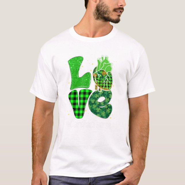 T-shirt Infirmière en soins cardiaques (Devant)