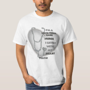T-shirt Infirmière en soins de longue durée Grey