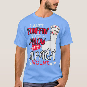 T-shirt Infirmière en soins de santé drôle Alpaca Llama Pu