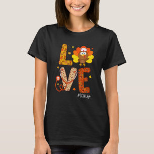 T-shirt Infirmière en soins intensifs Dinde Jour de Thanks
