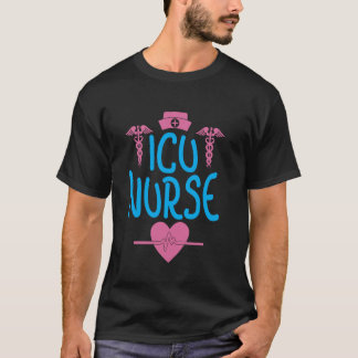 T-shirt Infirmière en soins intensifs Fierté Mignon Médica