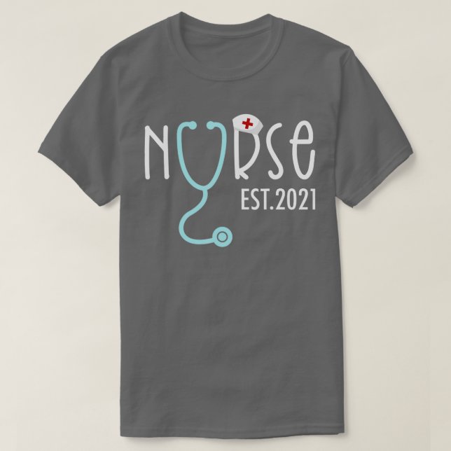 T-shirt Infirmière Est 2023 RN Infirmière Diplôme d'études (Design devant)