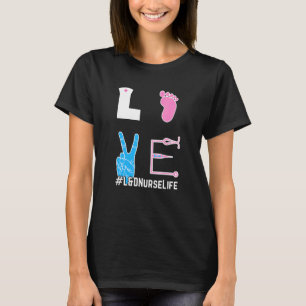 T-shirt Infirmière Et Travail Infirmière Amour Et Nurs De