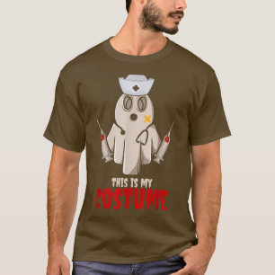 T-shirt Infirmière fantôme Costume de seringue sanglante H