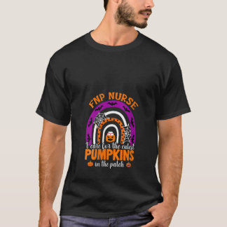T-shirt Infirmière FNP Je M'Occupe Des Citrouilles Les Plu