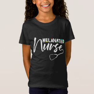 T-Shirt Infirmière fondue Mois de l'histoire des Noirs BLM